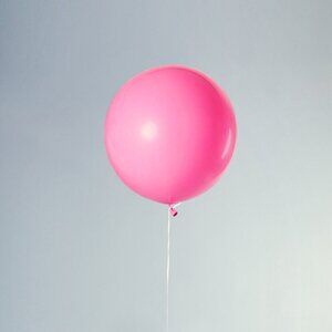 2PC GIANT JUMBO 36"(90cm) LATEX ROUND BALLOONS— PINK